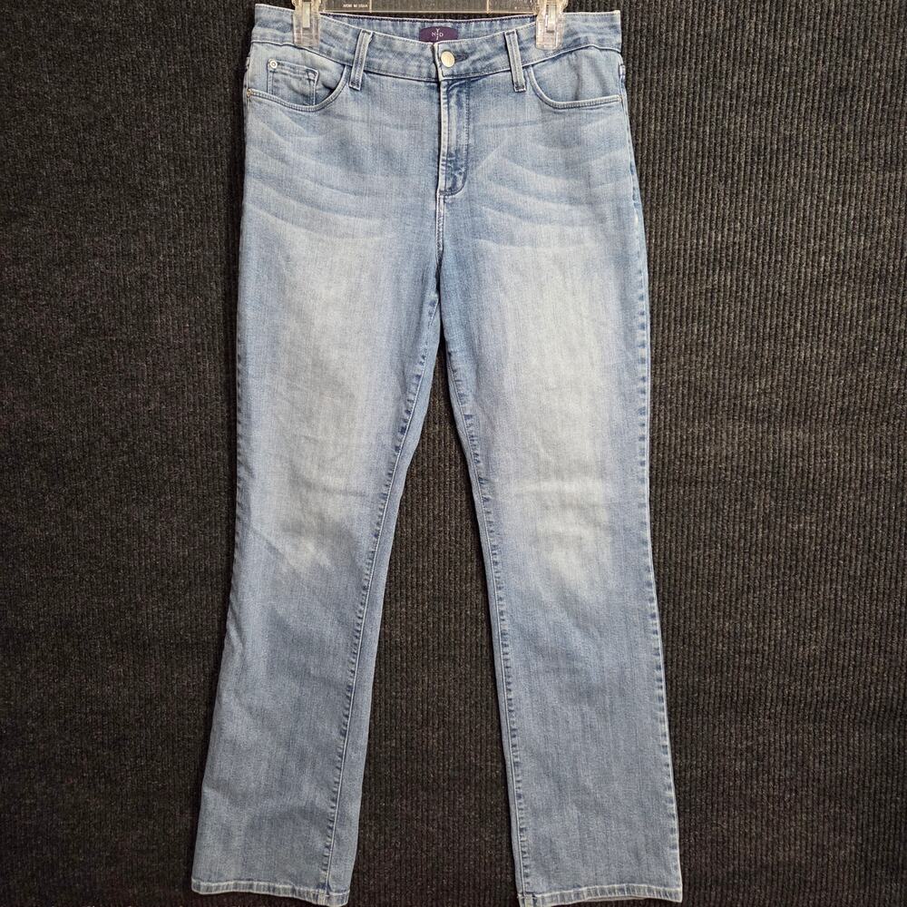 NYDJ Lift Tuck Y2k Bootcut Light Wash Sz 12 Mid Rise Slimming Fit